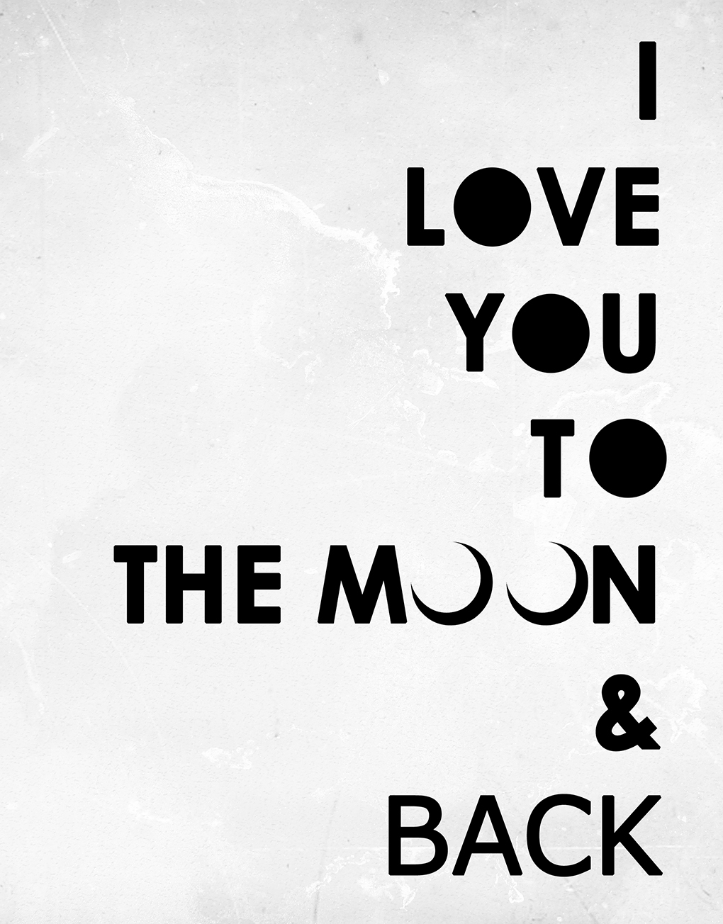 0008 T – Love You To The Moon – 86x96cm