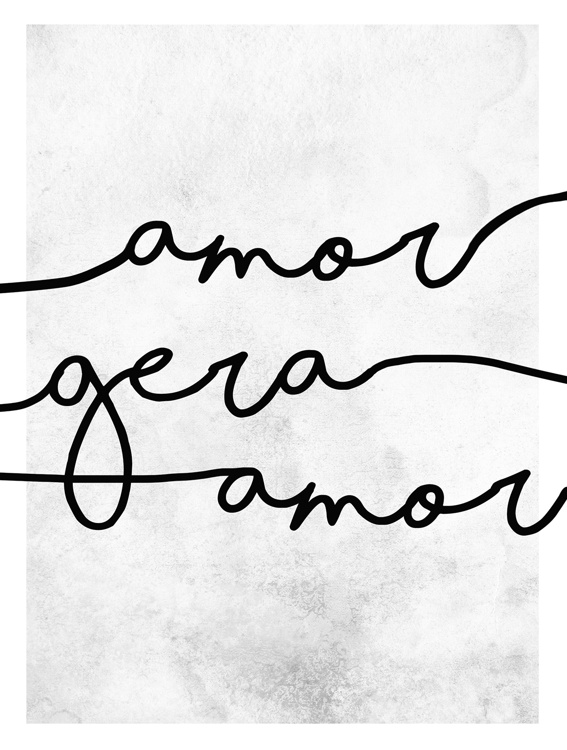 0015 T – Amor Gera Amor – 41x54cm
