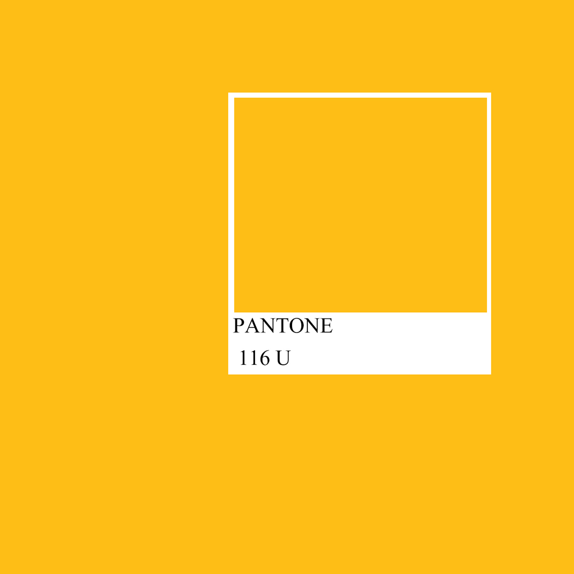 0031 T – Pantone 116U – 40x40cm